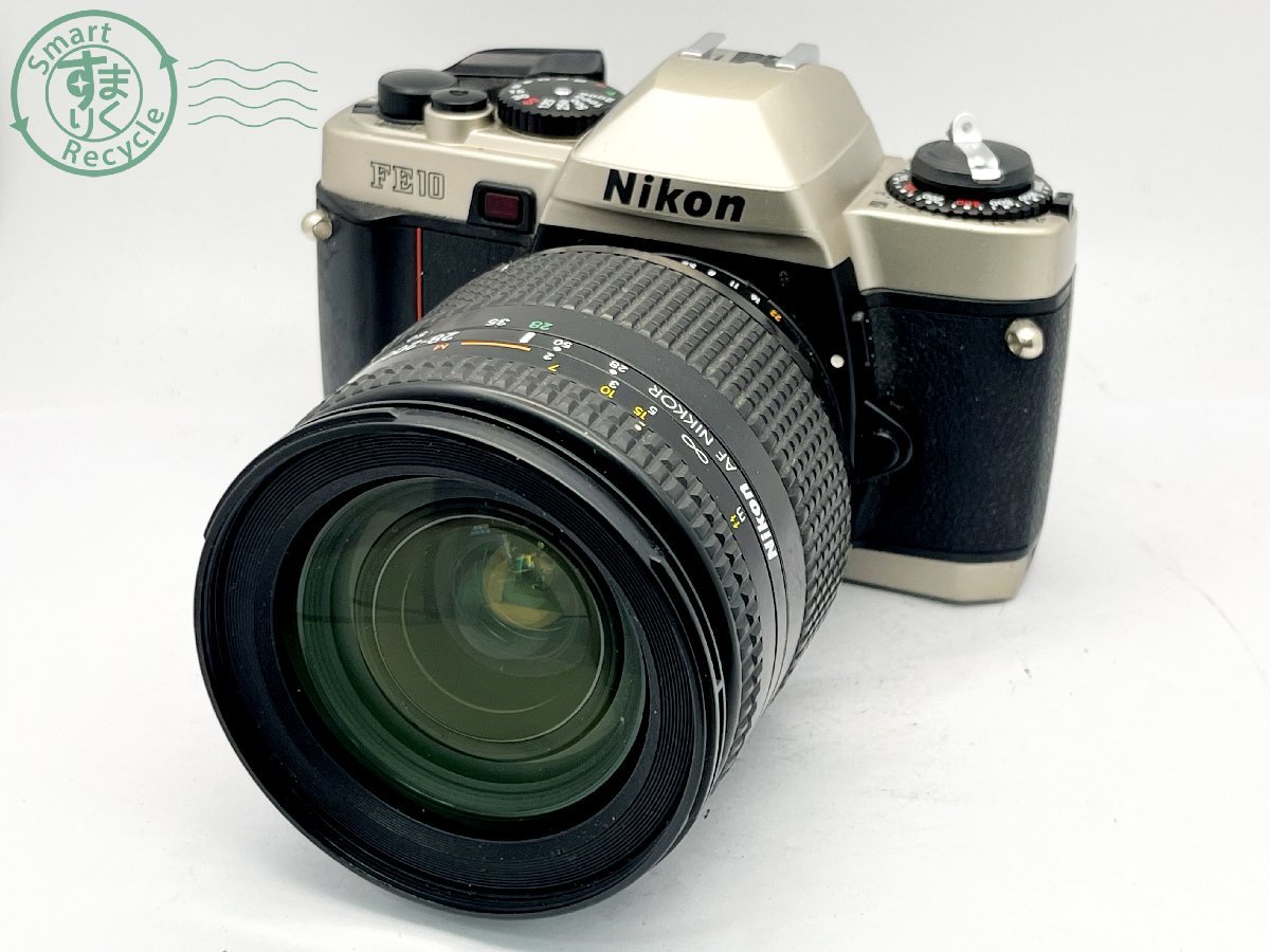 2402420952　■ Nikon ニコン FE10 一眼レフフィルムカメラ AF NIKKOR 28-200㎜ 1:3.5-5.6D 空シャッターOK カメラ_画像1