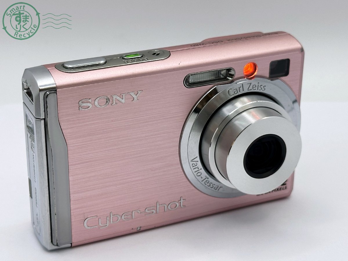 2402643562　▼SONY ソニー Cyber-Shot DSC-W80 ピンク デジカメ コンパクトデジタルカメラ バッテリー付き 通電確認済_画像1