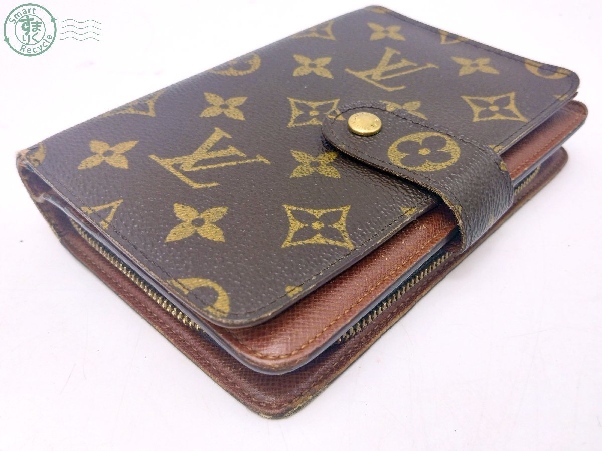 2402644395　☆ LOUIS VUITTON ルイヴィトン M61202 SP0041 ２つ折り財布 モノグラム ポールト パピエ ジップ ブランド 中古品_画像3