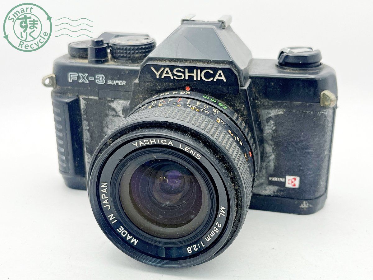 2402654765　■ YASHICA ヤシカ FX-3 一眼レフフィルムカメラ ML 28㎜ 1:2.8 空シャッター不可 ジャンク カメラ_画像1