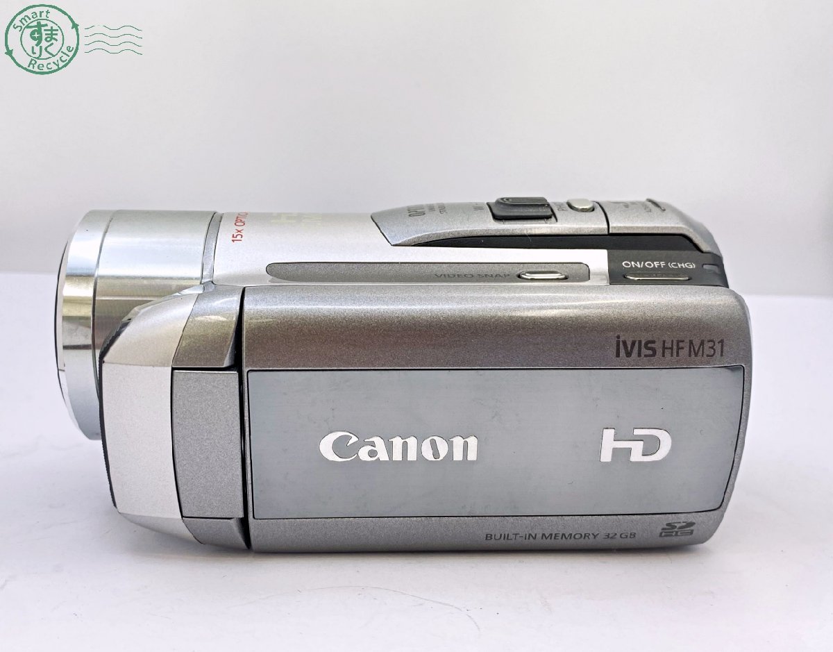 2402522622　●Canon iVIS HF M31 キヤノン デジタルビデオカメラ ハンディ ジャンク 中古_画像2