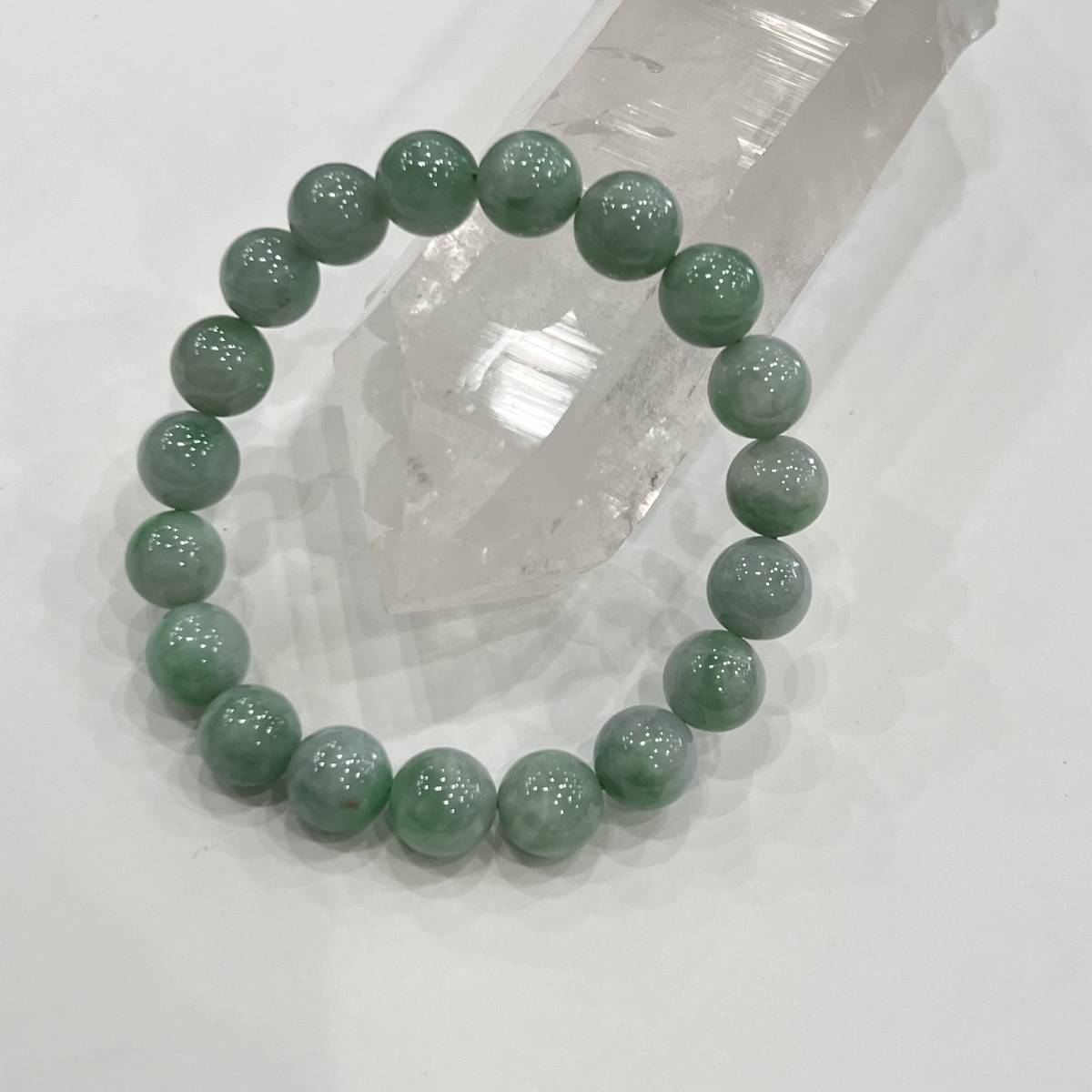 【E21776】翡翠AAA＊8㎜＊ブレスレット＊ヒスイ＊ジェード＊ジェダイド＊jade＊bracelet