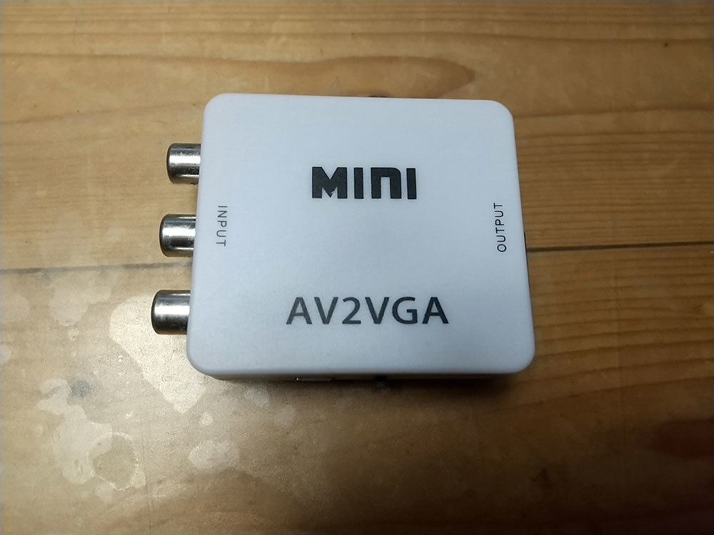 MINI AV2VGA видео конвертер конвертер box AV RCA CVBS из VGA видео конвертер к изменение контейнер 