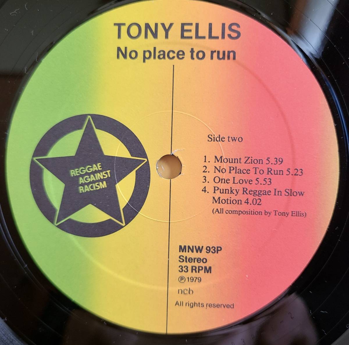  BABATUNDE TONY ELLIS / NO PLACE TO RUN Orig盤LP _画像4