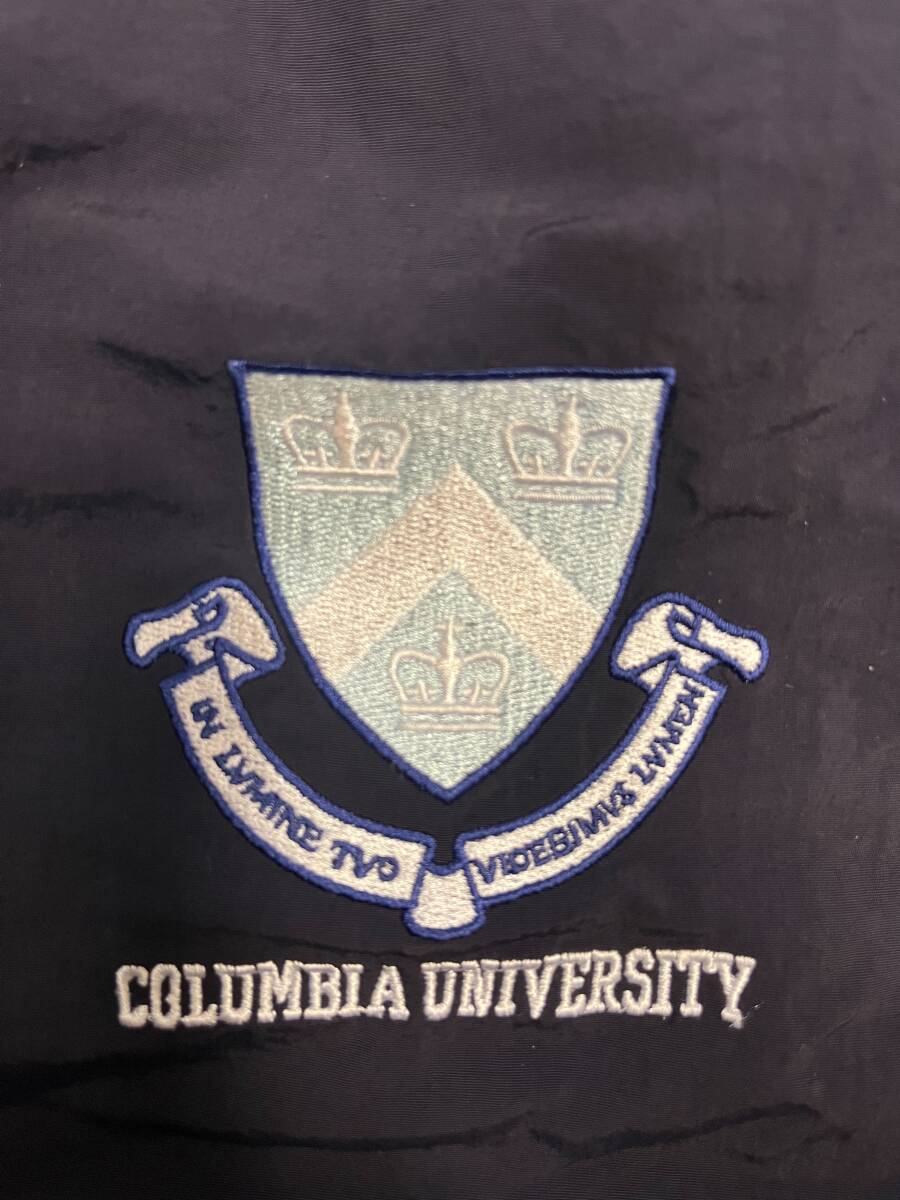 コロンビア大学 COLUMBIA UNIVERSITY ナイロン パンツ メンズ M カレッジ系 ネイビー_画像2