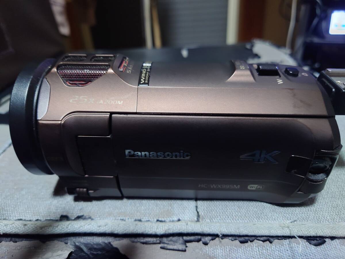 【ジャンク】Panasonic ビデオカメラ　HC-WX995M_画像1