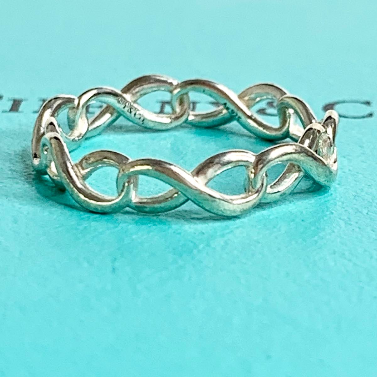 TIFFANY&Co ティファニー インフィニティ バンド リング 指輪 TIFFANY&Co ティファニー インフィニティ バンド リング 指輪