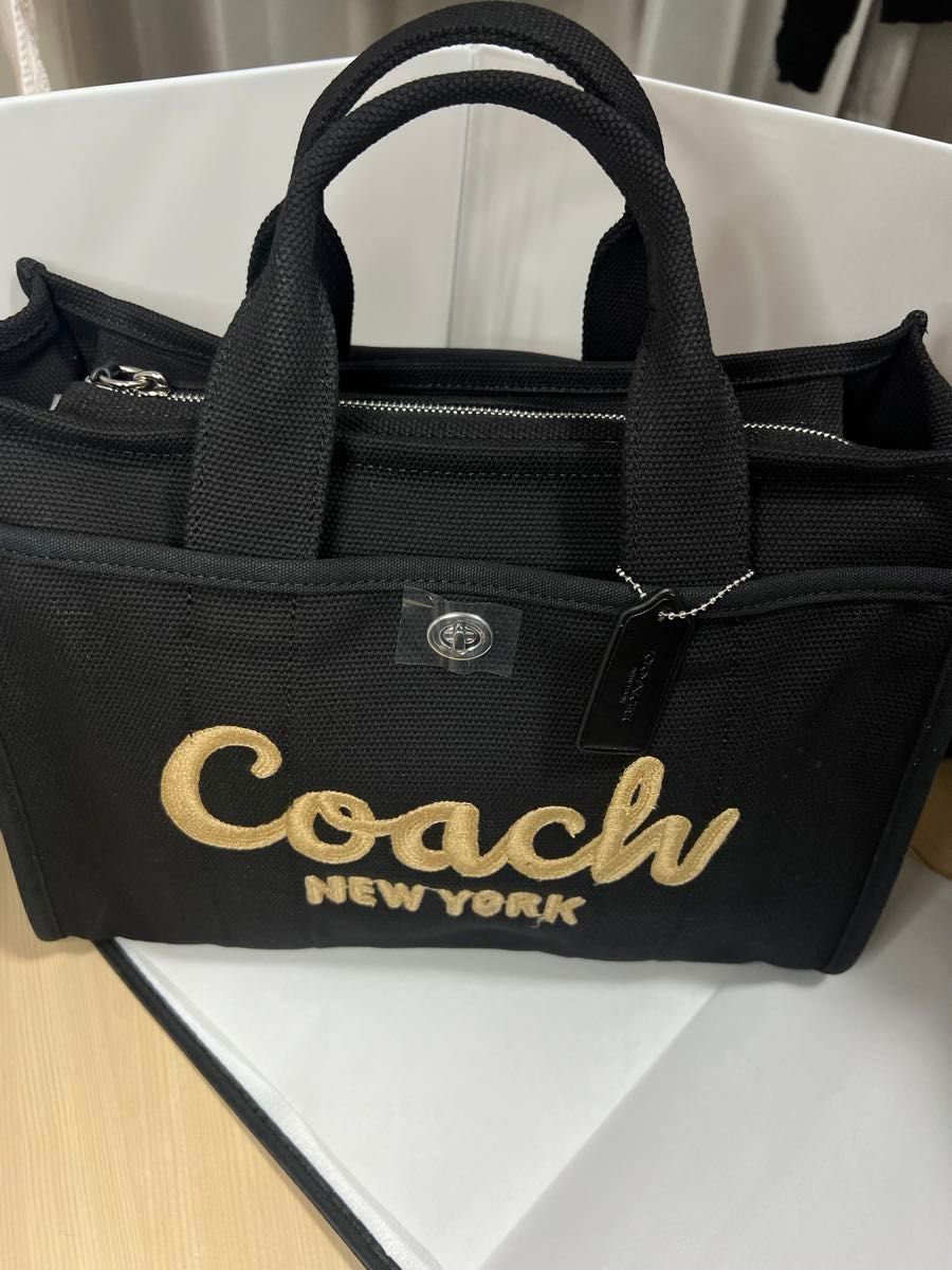 即日発送!!coach コーチ カーゴトート 26 スモール ブラック 即日発送!!coach コーチ カーゴトート 26 スモール ブラック