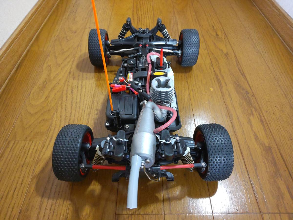 TAMIYA タミヤ 1/10 NDF-01 エンジンラジコン エンジンカー バギー RC ラジコン レストア restore 動作確認済み 部品取り ジャンク _画像3