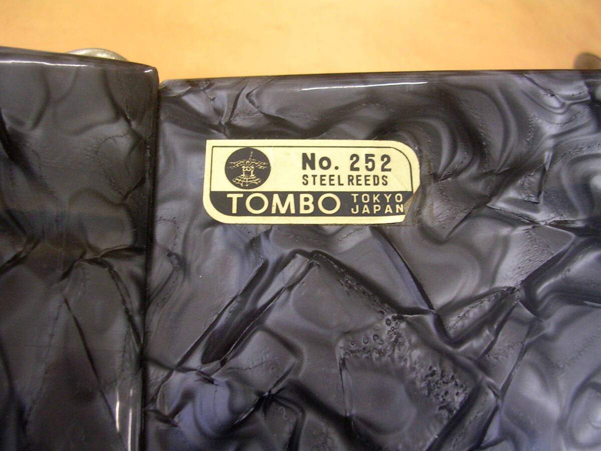 【楽器】アコーディオン TOMBO トンボ TENAR テナー No.252 STEEL REEDS ：YOMBO TOKYO JAPAN 展示品 長期保管の画像5