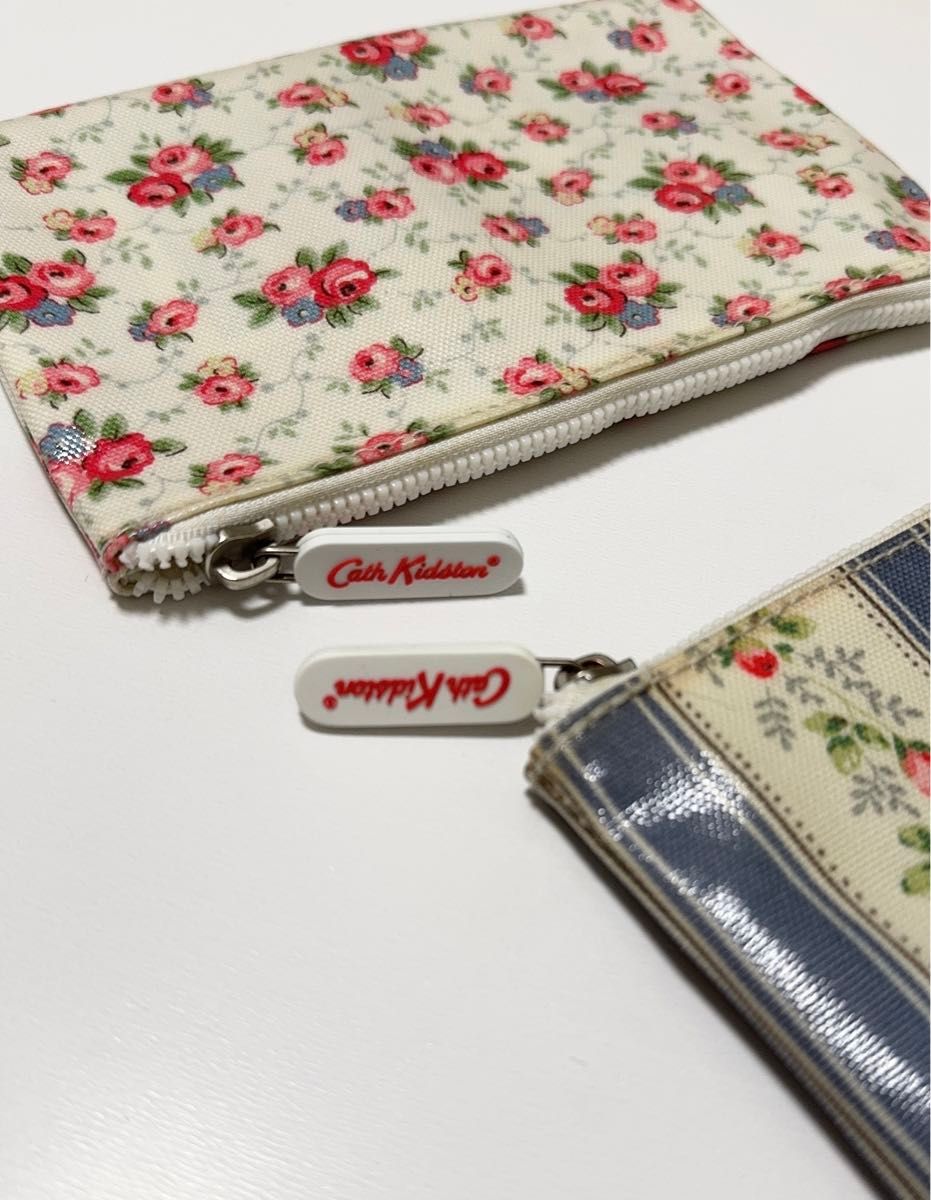 Cath Kidston キャスキッドソン スクエア ポーチ ビニール製 2種