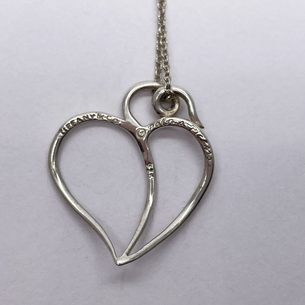  used B/ standard Tiffany paroma Picasso Apple Heart leaf silver 925 lady's necklace 20438495