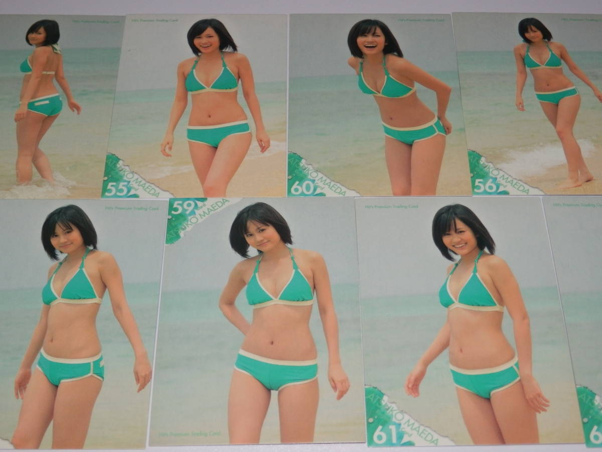 HIT\'S trading card [ Maeda Atsuko / regular comp all 72 sheets + SP card 11 sheets ] box, out sack attaching 