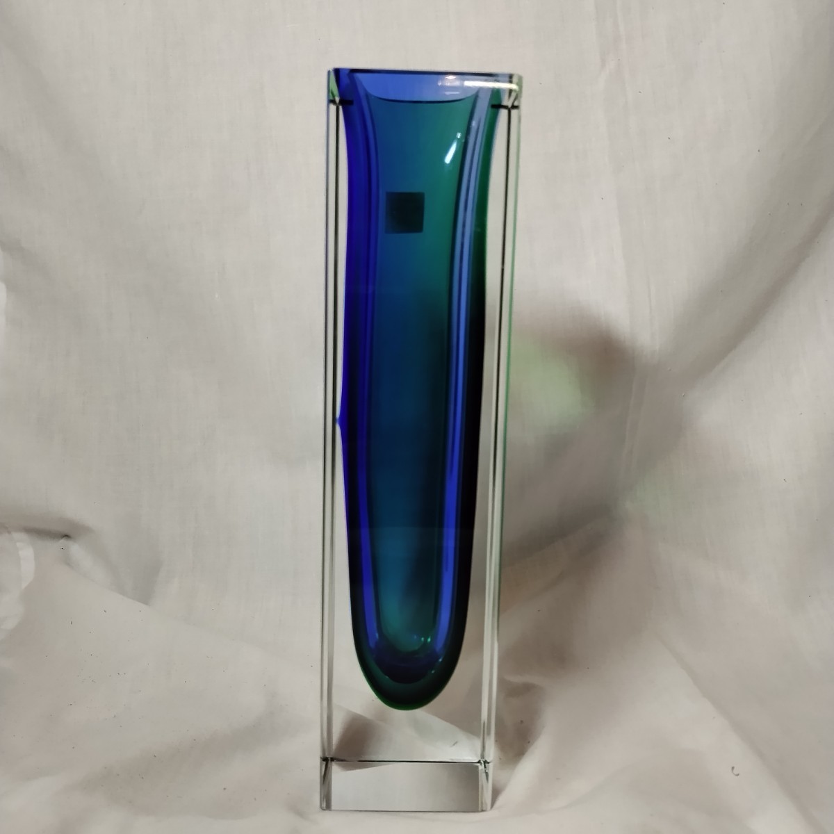 TR2021 ムラノガラス ムラーノ フラワーベース ヴェネチアガラス 花瓶 高さ25cm 花入れ 花器 ITALY イタリア_画像4