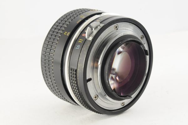 ★超美品★NIKON NEW NIKKOR 50mm F1.4 使用感の少ない素晴らしい外観！クリアーな光学！0216_画像6