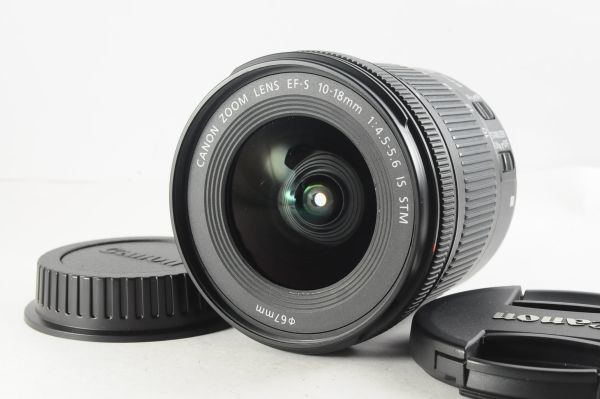 ★新品級★Canon キャノン EF-S 10-18mm F4.5-5.6 IS STM 外観・光学共に素晴らしいコンディション♪0217の画像1