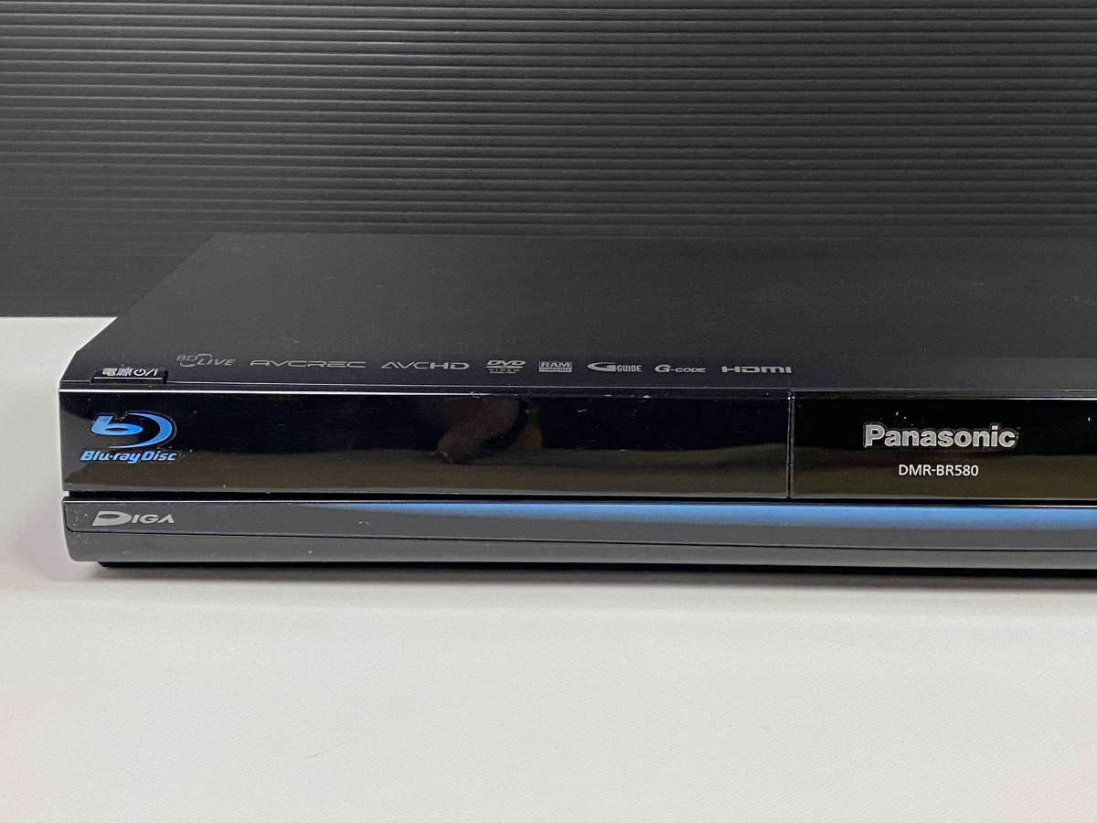 [BD воспроизведение проверка ]Panasonic Panasonic DMR-BR580 Blue-ray диск магнитофон Blu-rayti-ga текущее состояние товар [2591]