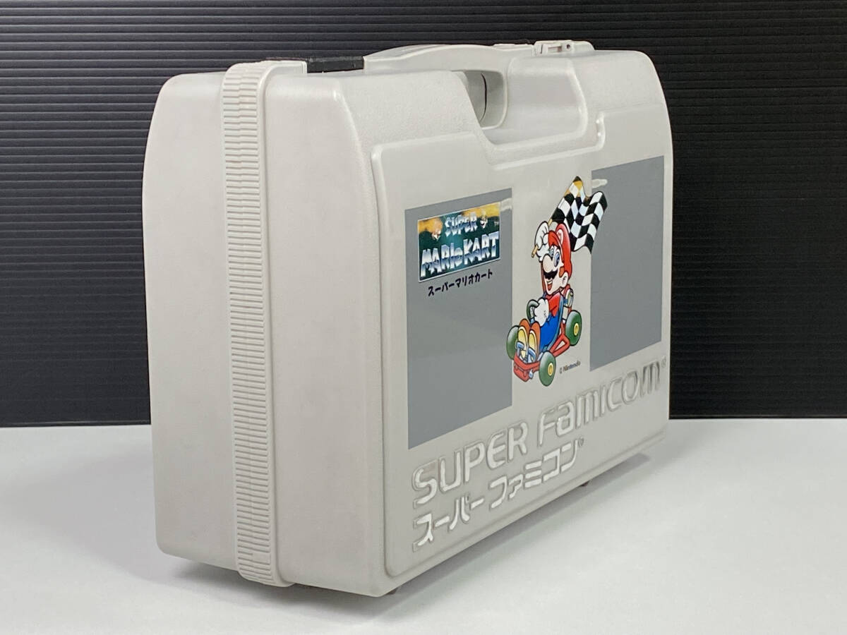 [ game soft storage case ]SFC Super Famicom super Mario Cart nintendo at that time thing present condition pick up [2600]
