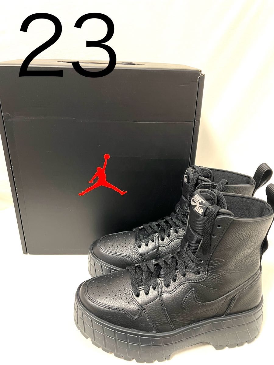23 NIKE Brooklyn ブルックリン スニーカー ブーツ 厚底 黒 23 NIKE Brooklyn ブルックリン スニーカー ブーツ 厚底 黒