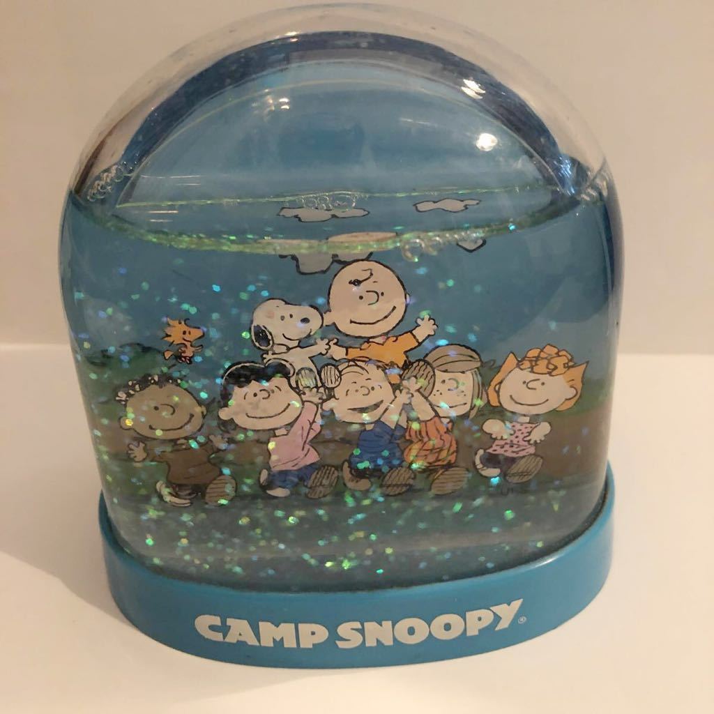 SNOOPY Snoopy CAMP SNOOPY "снежный шар" snow перчатка игрушка украшение смешанные товары интерьер Vintage 