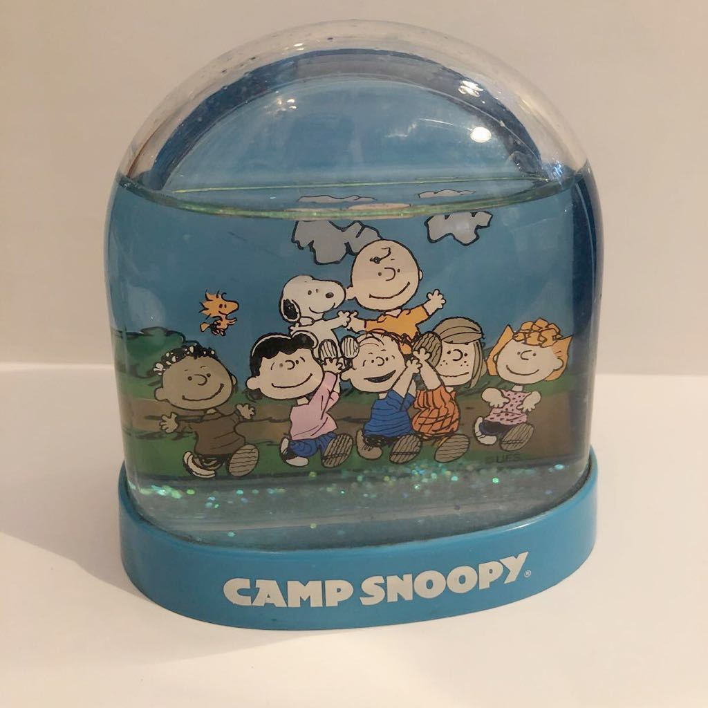 SNOOPY Snoopy CAMP SNOOPY "снежный шар" snow перчатка игрушка украшение смешанные товары интерьер Vintage 