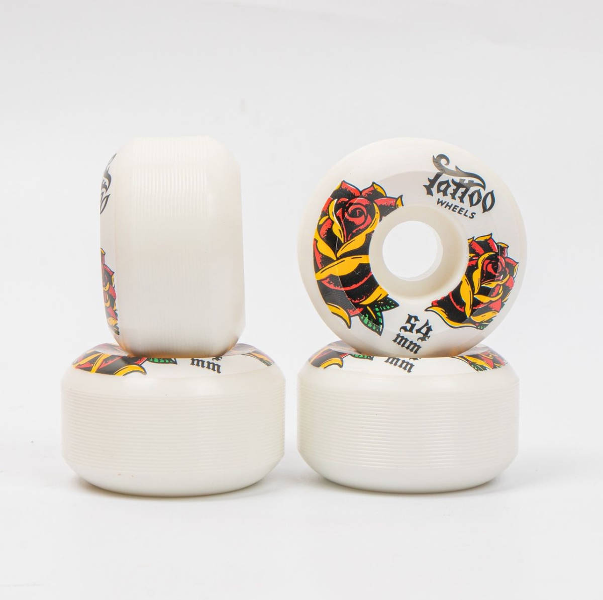 Tattoo Wheels　タトゥーウィール 100A　54mm ハードウィール 薔薇　スケートボード　スケボー