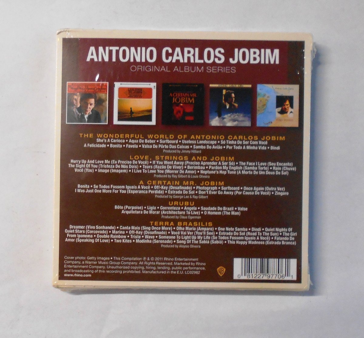 CD ANTONIO CARLOS JOBIM ORIGINAL ALBUM JOBIM 5枚組 未開封【ス662】_画像2