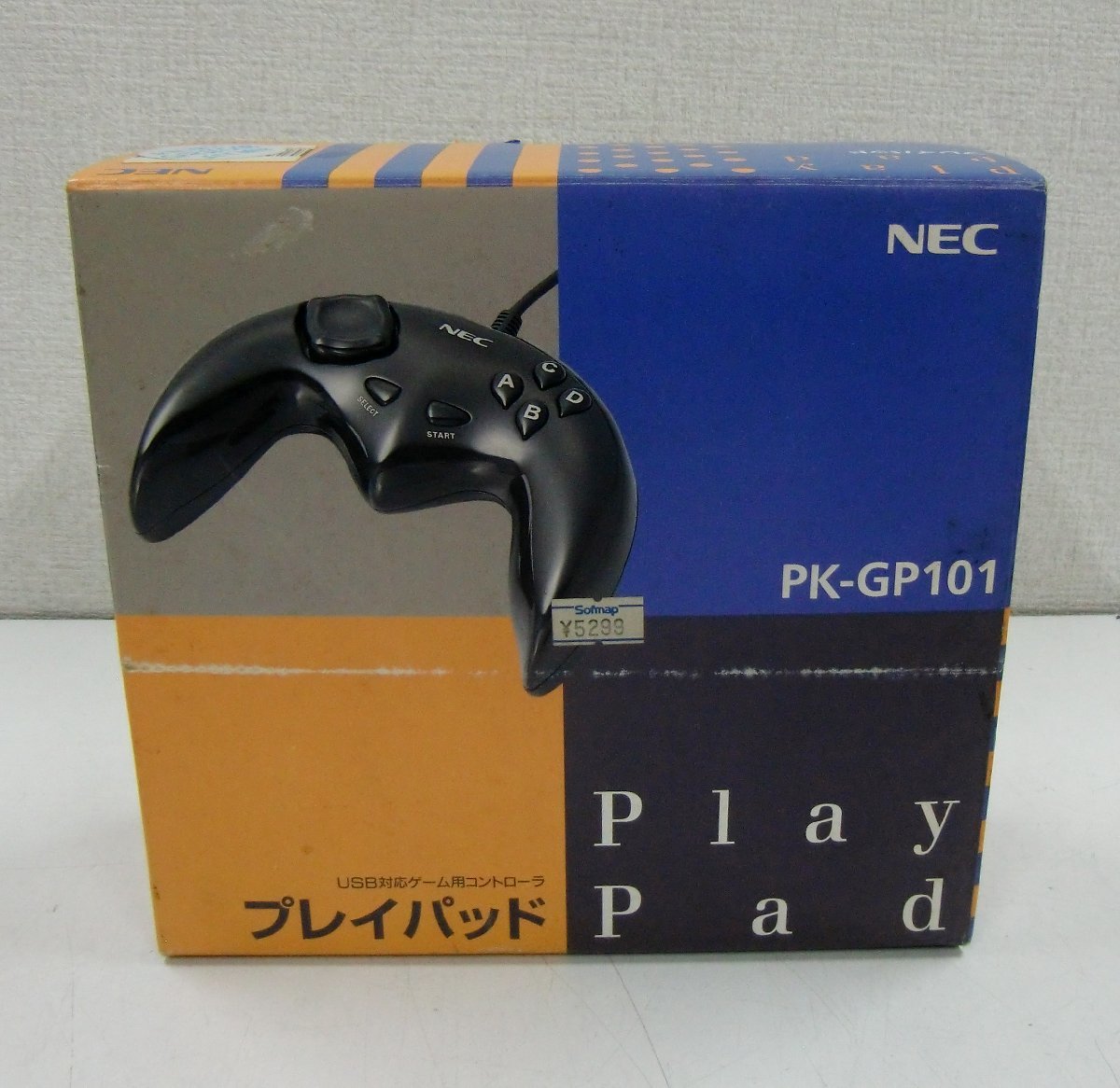 USBゲームコントローラー NEC プレイパッド PK-GP101 【ス666】_画像1