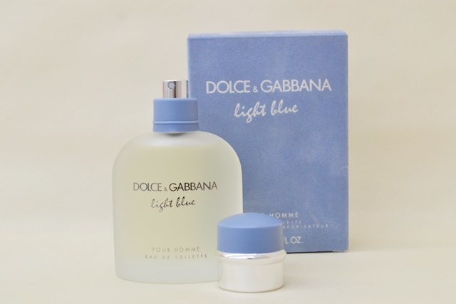 【2402008】DOLCE&GABBANA ドルチェ＆ガッバーナ ライトブルー プールオム オードトワレ 香水 75ml ほぼ満量_画像3