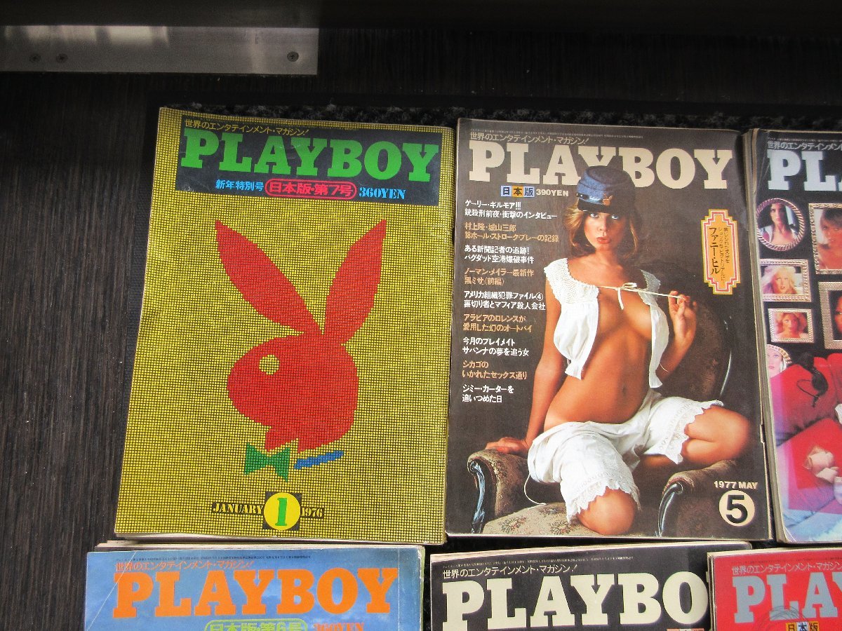 c PLAYBOY プレイボーイ　日本版　1975年 1976年　　世界のエンタテイメント　マガジン　雑誌　海外 まとめて　１６冊 【星見】_画像2