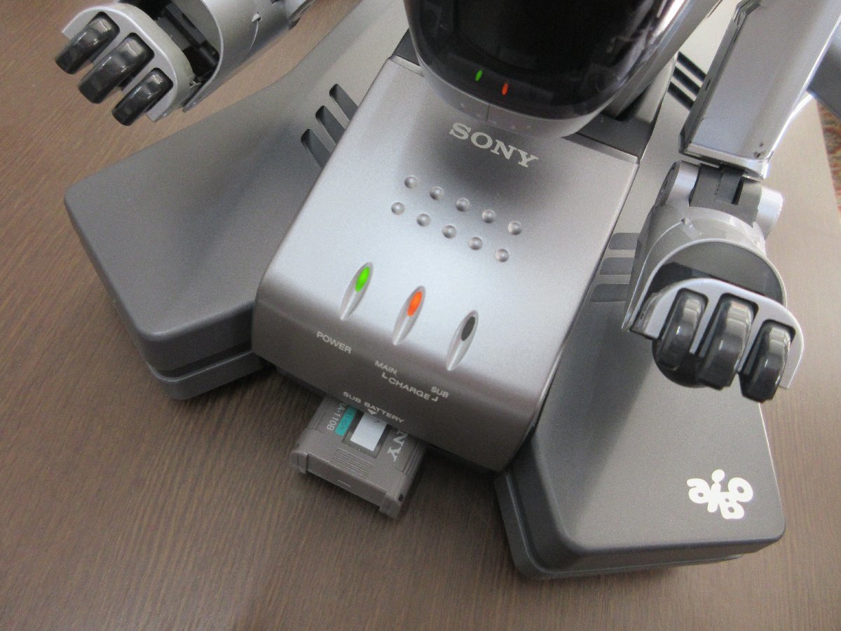 SONY Sony ERS-111 виртуальный питомец AIBO шнур электропитания /AC адаптер / зарядка // руководство пользователя / дистанционный пульт / изначальный с коробкой * утиль [ звезда видеть ]