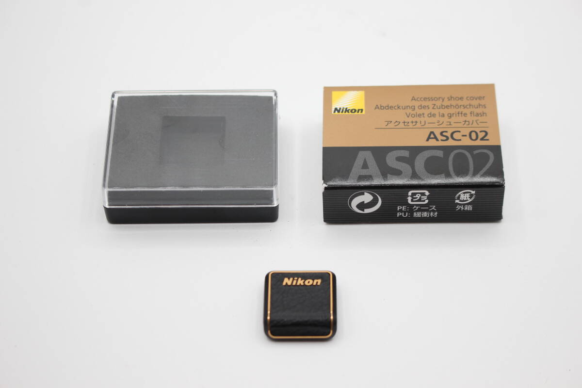 送料無料◆Nikon ニコン ASC-02 純正アクセサリーシューカバー レザーブラック 絶版品◆0214 _画像1