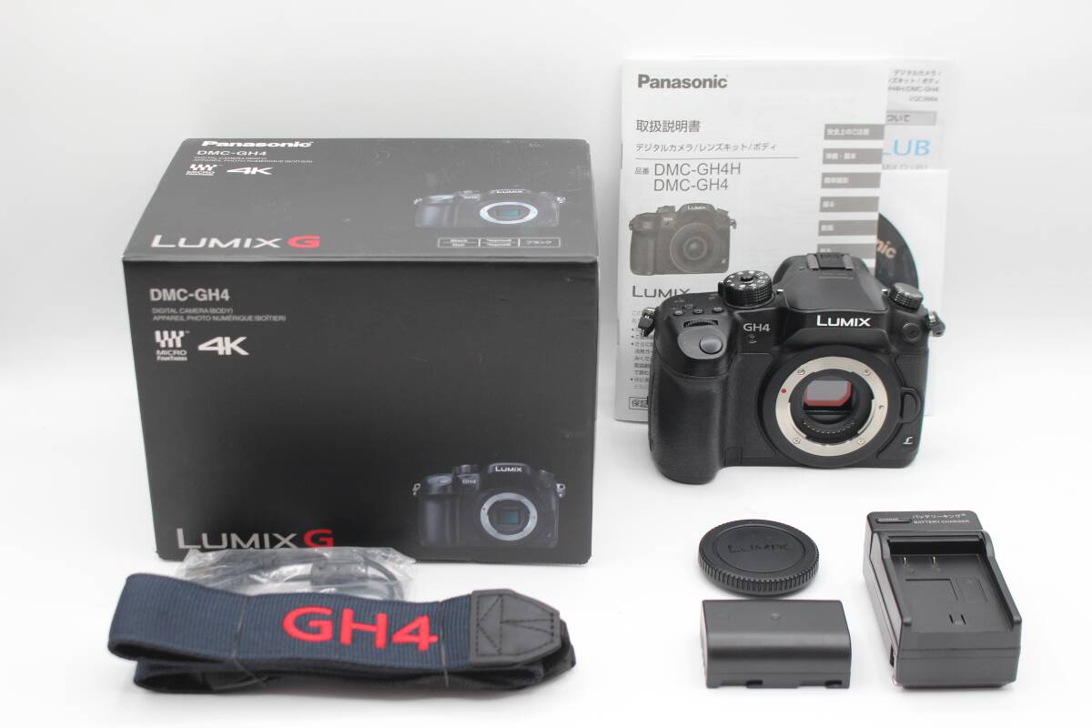 極上品◆Panasonic LUMIX DMC-GH4 ボディ◆シャッター回数1783回のみ♪0227_画像1