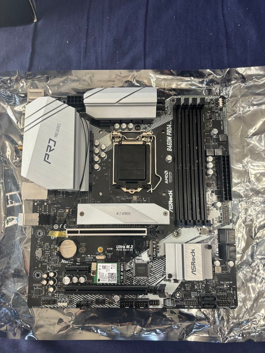 【おまけ付】ASRock B460M PRO4 MicroATX Win10home WiFi5付 LGA1200