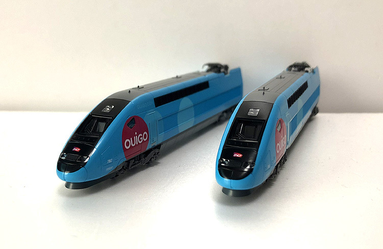 (N)KATO TGV OUIGO 先頭車2両 M+T 中古品_画像2