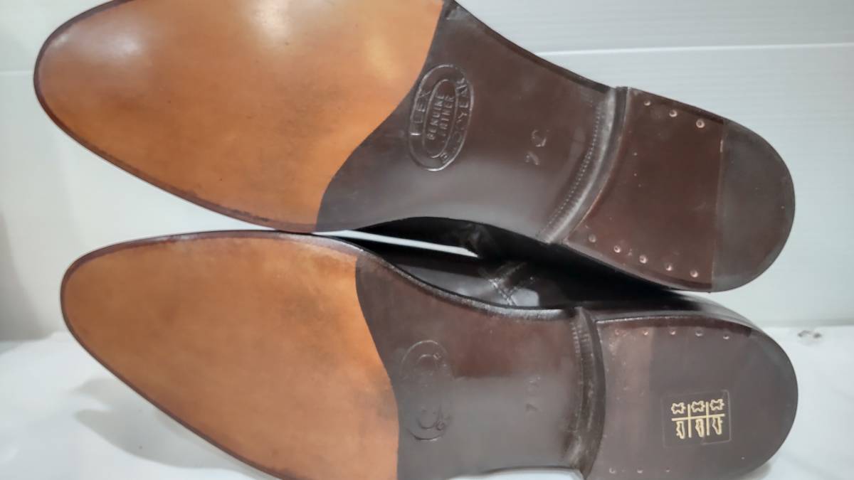 SILVANOSASSETTI新品未使用イタリア製サイドジップブーツSMERALDO濃茶色サイズ７Ｄ,25.5cm_画像6