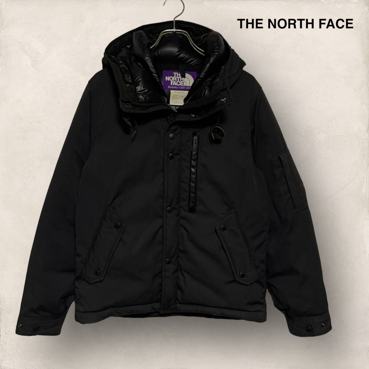 THE NORTH FACE PURPLE LABEL ザ ノースフェイス パープルレーベル マウンテンショートダウンパーカー ブラック M