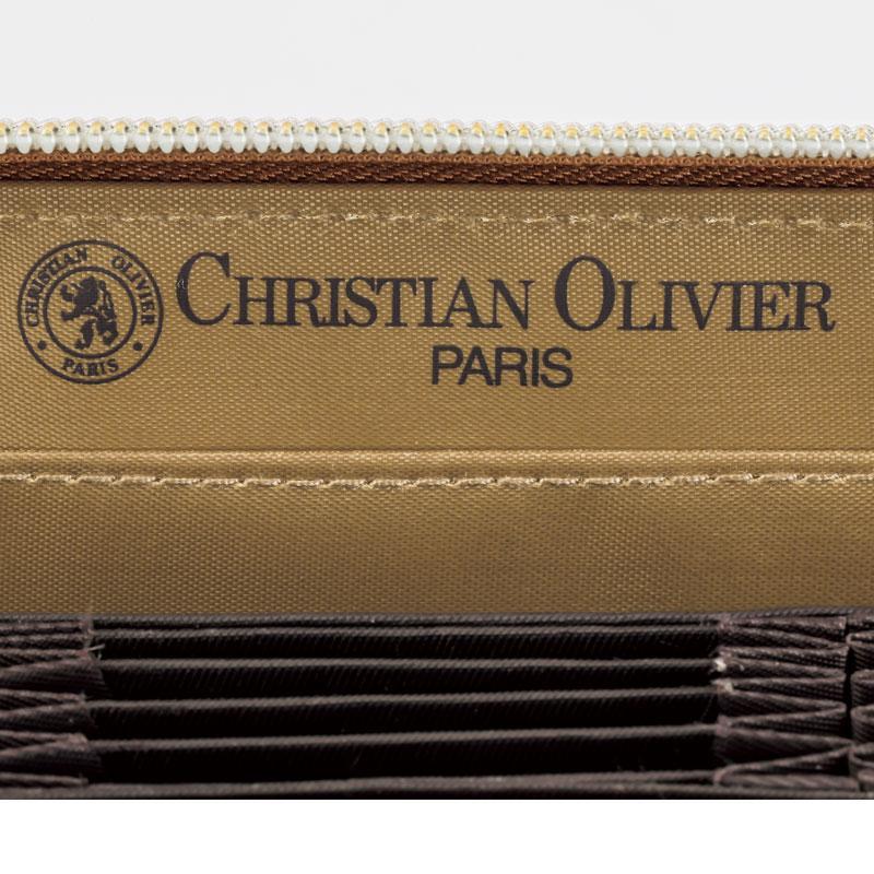 【新品未使用】クリスチャン オリビエ パリ レシートと小銭が分かれる長財布_画像6