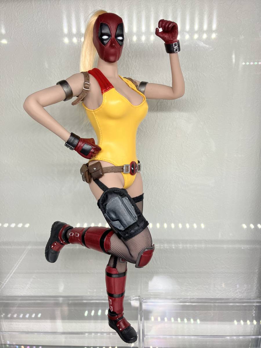 カスタム品 12 インチ 1/6 シームレス フィギュア レディ プール 女性 素体 deadpool toys era LADY KATANA デッドプール TBLeague Phicen _画像6