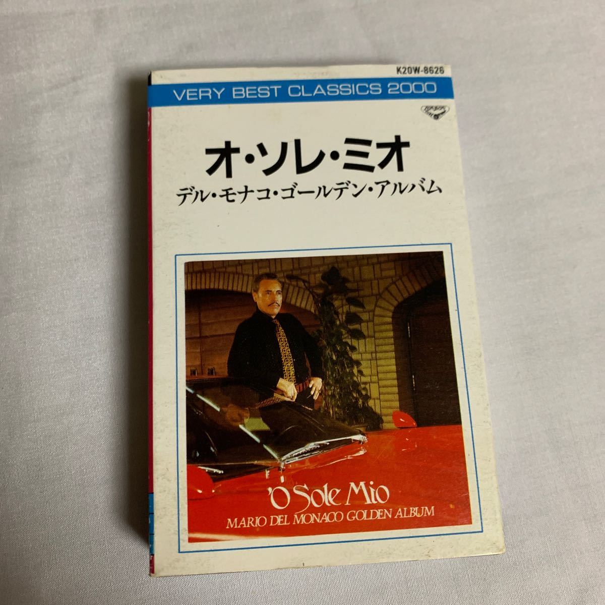 カセットテープ デル・モナコ・ゴールデンアルバム　ケース等綺麗です　B面は、マントバーニが伴奏_画像1