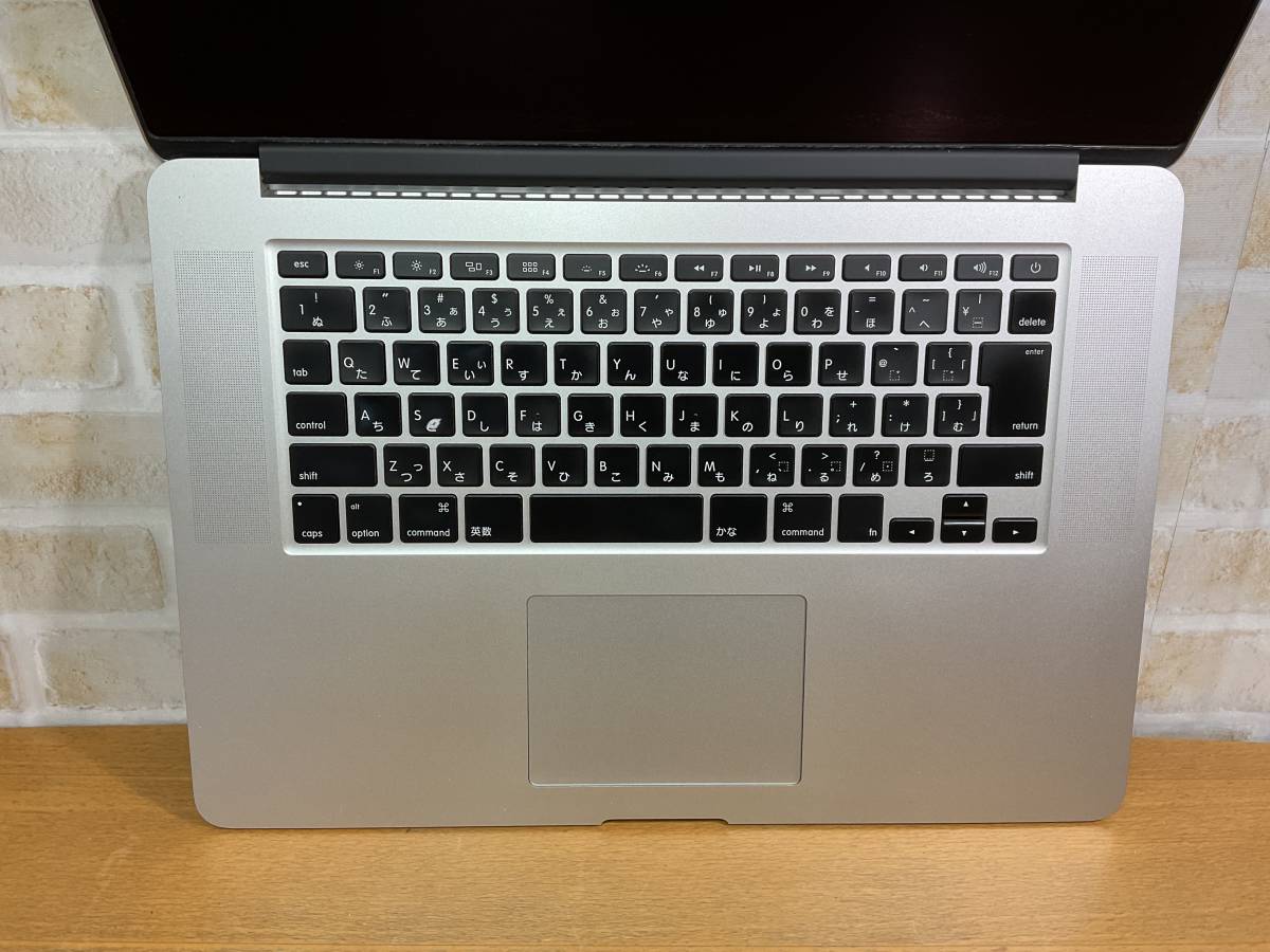 【名古屋発/002】Apple MacBook Pro (Retina, 15-inch, Mid 2015) A1398 Core i7-4770HQ 16GB(8G×2) 500GB OSなし ゴム・液晶の劣化 キズ_画像5