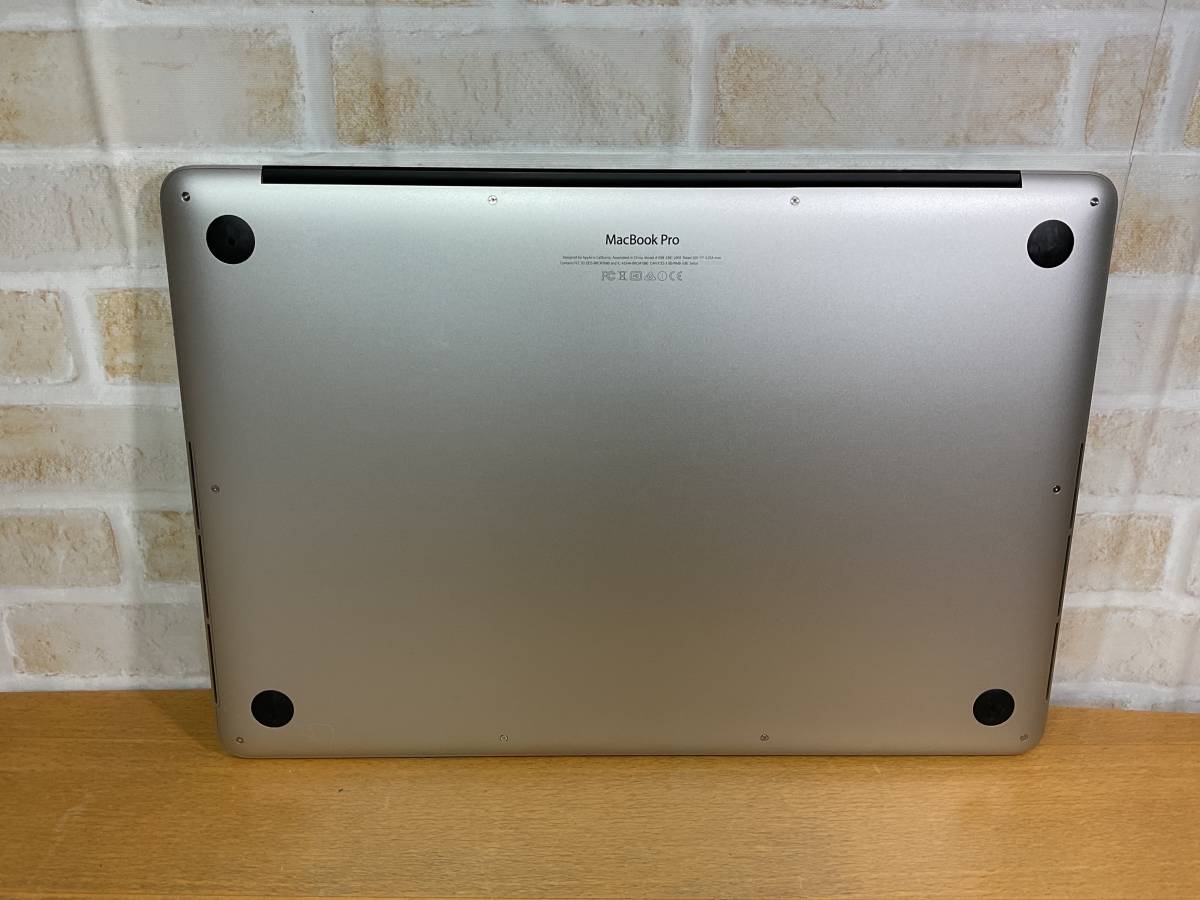 【名古屋発/002】Apple MacBook Pro (Retina, 15-inch, Mid 2015) A1398 Core i7-4770HQ 16GB(8G×2) 500GB OSなし ゴム・液晶の劣化 キズ_画像7