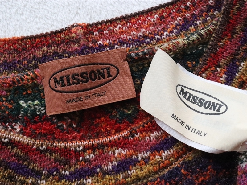 vintage ヴィンテージ MISSONI ミッソーニ 女性用 モヘアニット セーター M_画像4