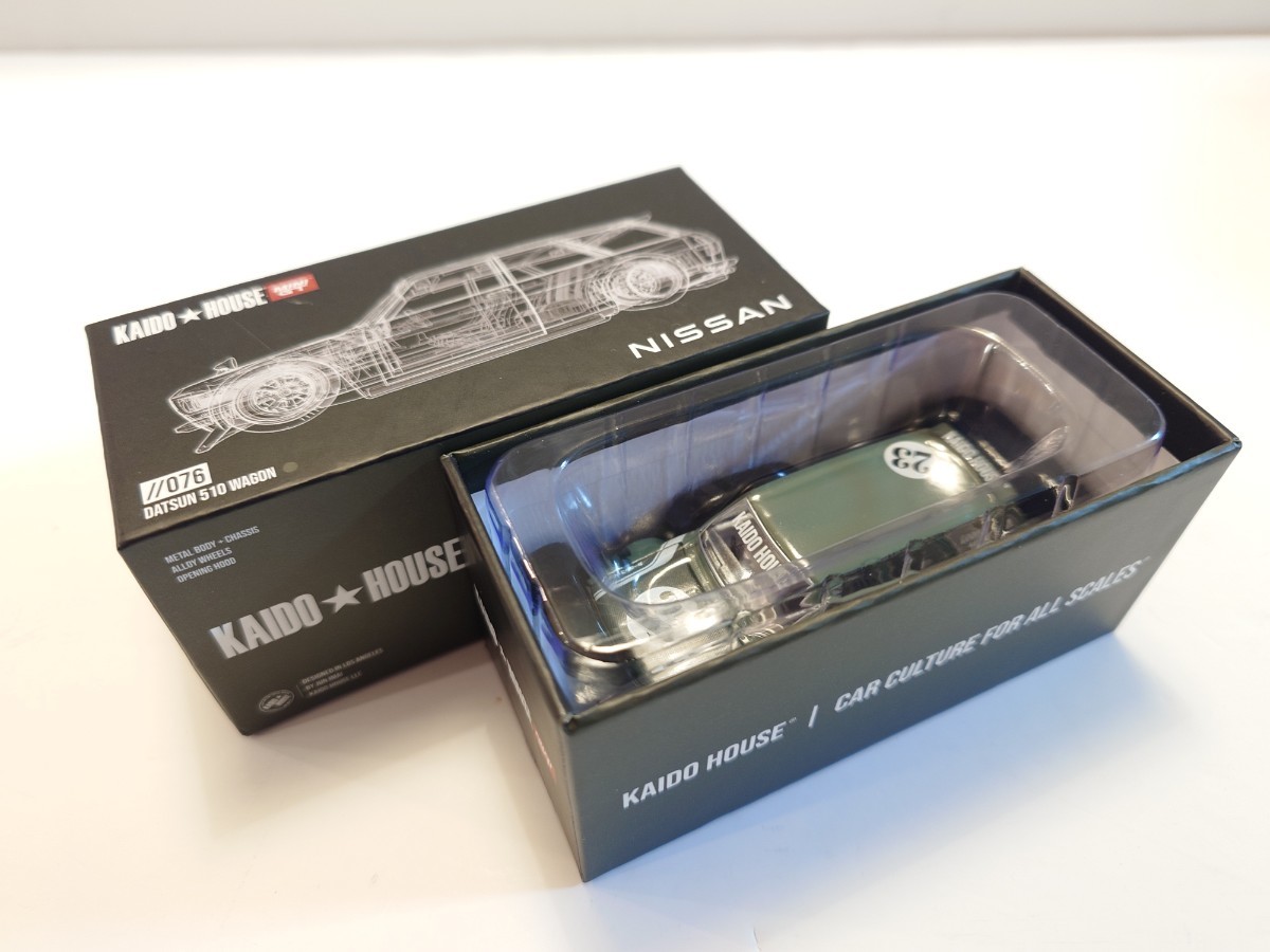 Mini gt 1/64 ダットサン KAIDO 510 ワゴン カーボンファイバー V3 (右ハンドル) 未使用品　ミニカー　ホットウィール_画像4