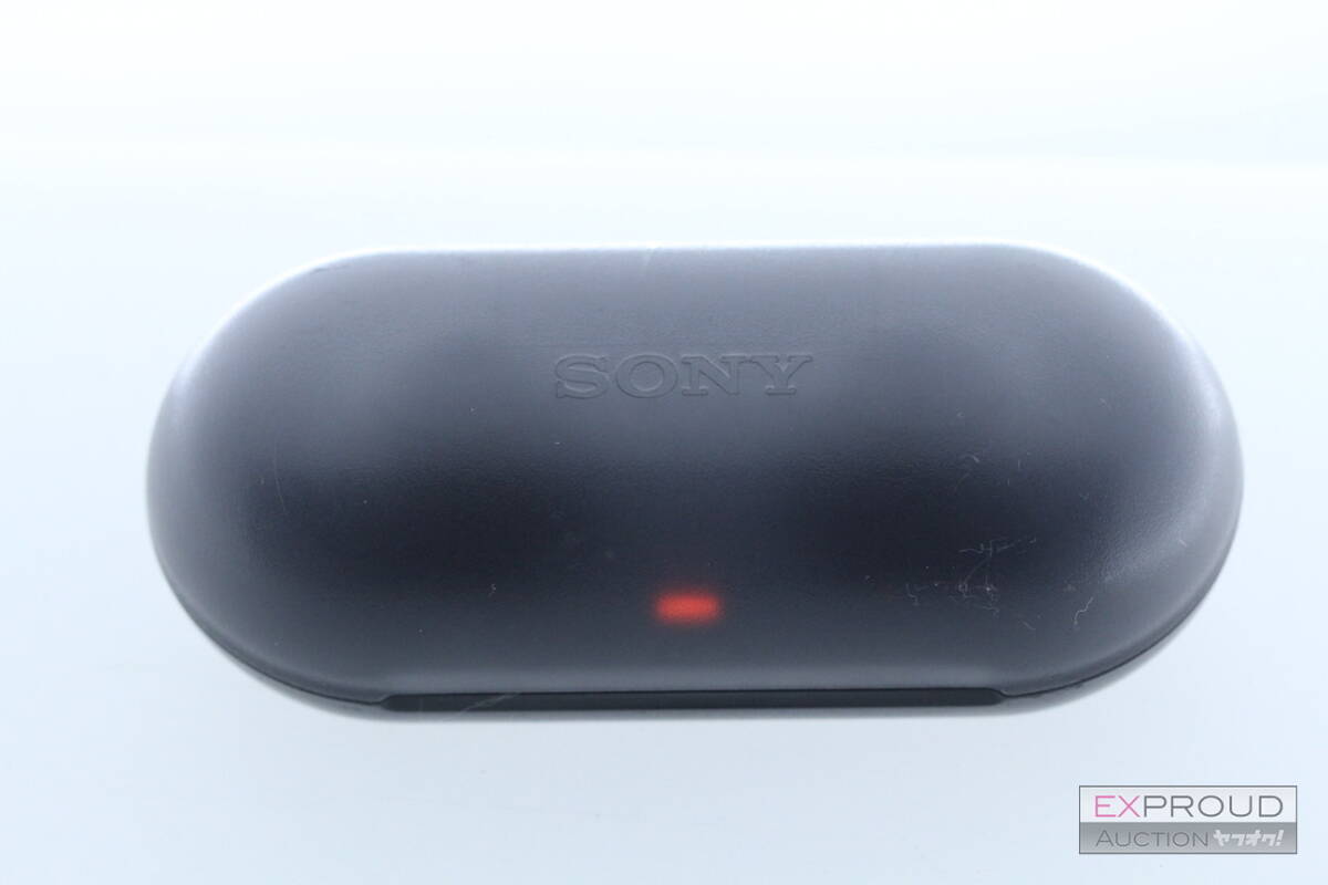 良品★Q04 SONY ソニー ワイヤレスステレオヘッドセット WF-C500 コンパクトモデル ブラック イヤホン Bluetooth IPX4防水 動作確認済みの画像2