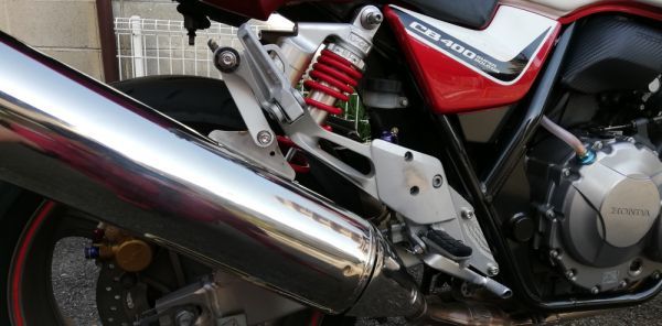 □TNM□ CB400SF NC39/NC42スーパーバックステップ 延長プレートset(セットバック、オフセット)|代購幫
