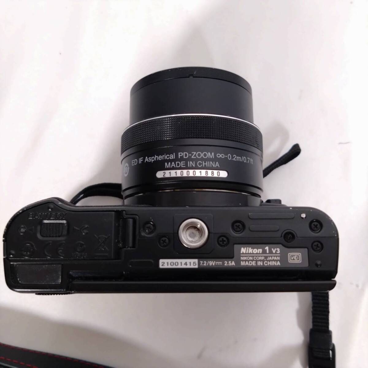 ニコン Nikon 1 V3 ボディ ブラック デジタルカメラ 10‐30㎜ 1:3.5-5.6 VR デジカメ ミラーレス一眼 動作未確認 KB1507_画像6