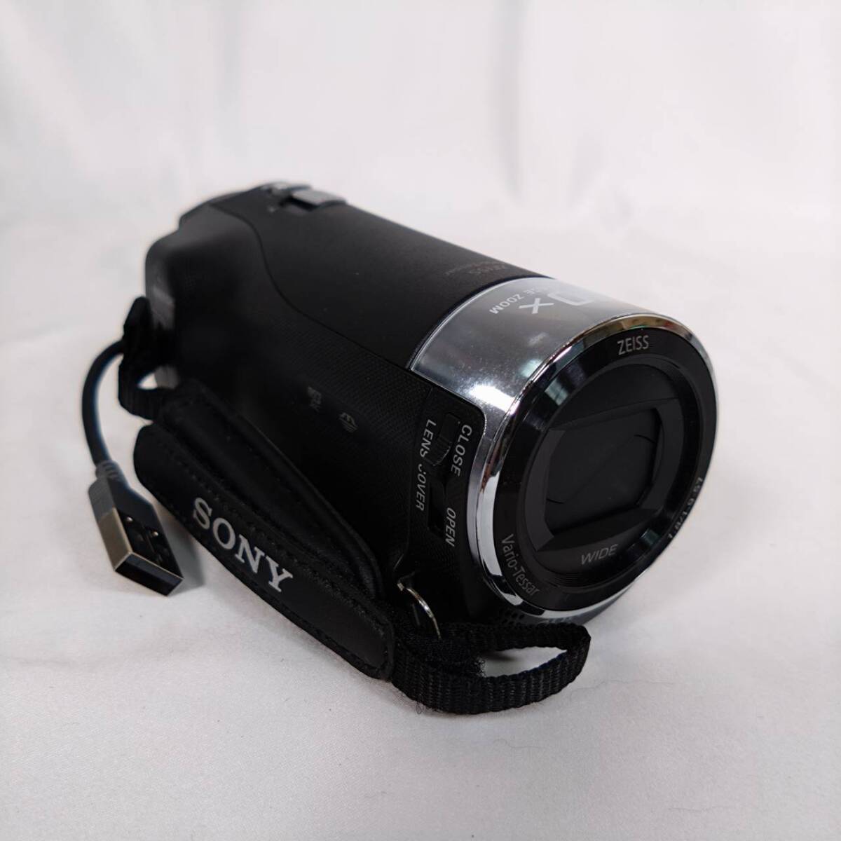 SONY HANDYCAM ソニー ハンディカム デジタルビデオカメラ HDR-CX470 22年製 ブラック 動作未確認 KB2203_画像8