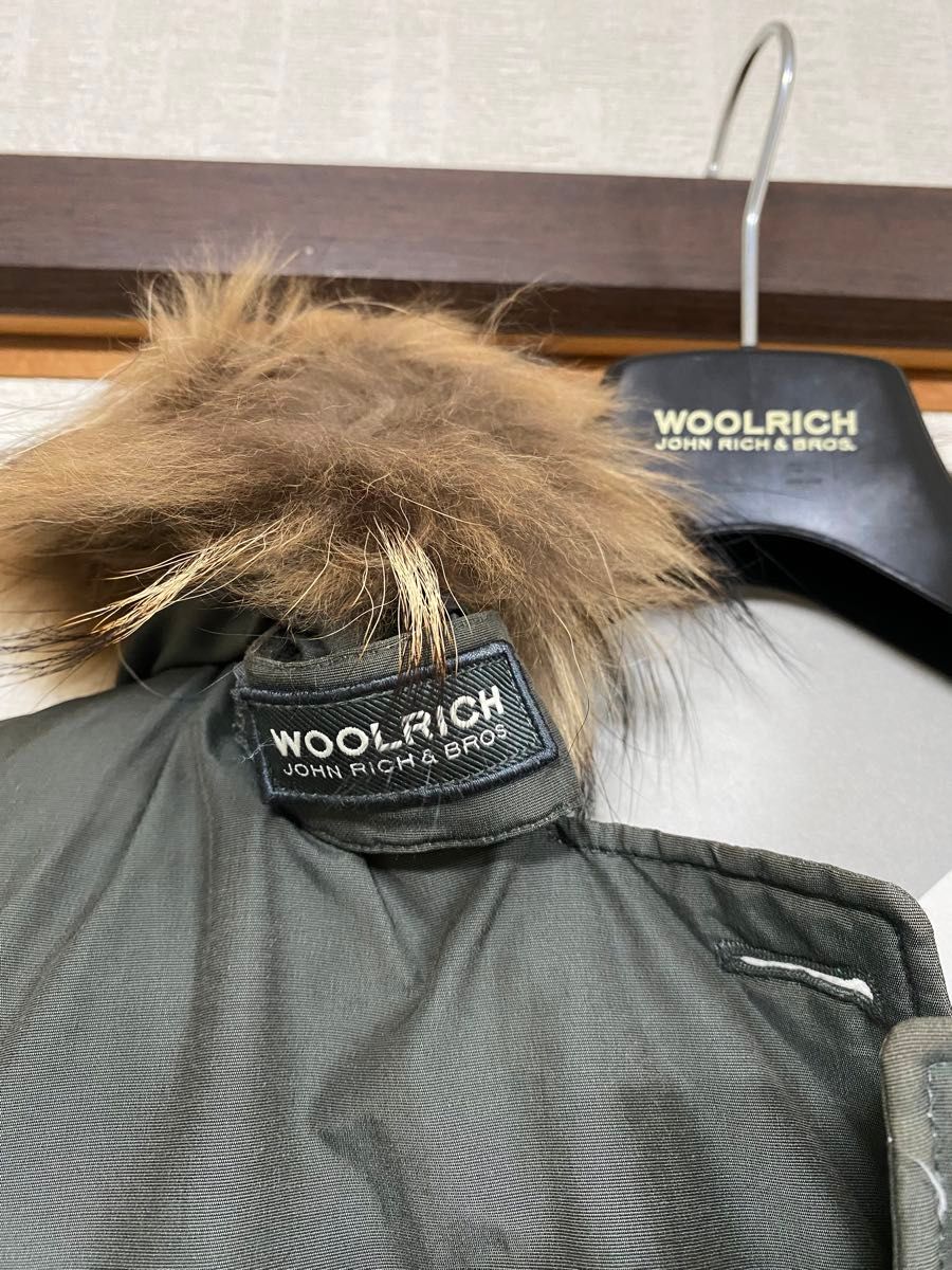 ウールリッチ WOOLRICH ダウンコート ダウンジャケット XS ジャーナルスタンダード別注 カーキ レディース 程度良好