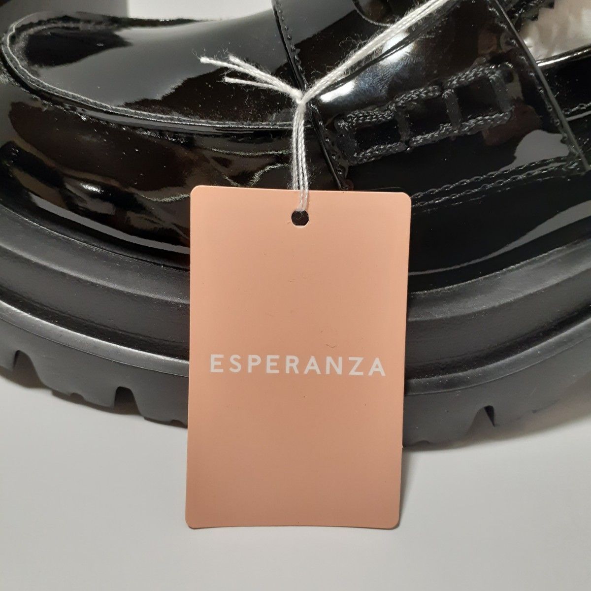 ESPERANZA エナメルタンクソール　ローファー